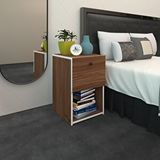 Kenzlife Komodin İzumi Cvz 60*39*39 Komidin Kitaplık Ayakkabılık Kapaklı Arkalıklı