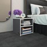 Kenzlife Komodin Meydey Gri 39*39*39 Komidin Kitaplık Ayakkabılık