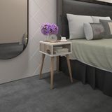 Kenzlife Komodin Ragnarok 49*29*29 Crd Komidin Ahşap Ayaklı - Beyaz