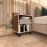 Kenzlife komodin tereşkova cvz 47*39*19 mutfak banyo ofis dolabı komidin siyah ayaklı (m)
