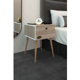 Kenzlife Komodin Tora Crd 60*39*39 Komidin Ahşap Ayaklı Kitaplık Ayakkabılık Kapaklı Arkalıklı