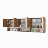 Kenzlife Liberato Ceviz 60x150x32 cm Mutfak ve Banyo Dolabı