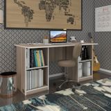 Kenzlife Masi Oka 75x150x60 cm Çift Raflı Dolap Cordoba Çalışma Masası