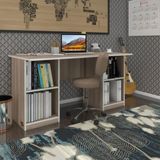 Kenzlife Masi Oka 75x150x80 cm Çift Raflı Dolap Cordoba Çalışma Masası