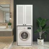 Kenzlife Membran Çamaşır-Kurutma-Bulaşık Makinesi Dolabı Mahidevran Byzbyz Panjur 180*70*60 Mebran Kapak Mdf Gövde