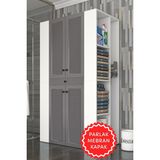 Kenzlife Membran Çamaşır-Kurutma Makinesi Dolabı Biruni Gribyz Panjur 187*110*60 Mebran Kapak Suntalam Gövde