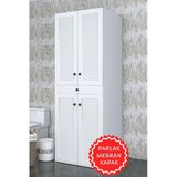 Kenzlife Membran Çamaşır-Kurutma Makinesi Dolabı El Kindi Byzbyz Panjur 187*070*60 Mebran Kapak Mdf Gövde