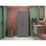 Kenzlife membran çamaşır-kurutma makinesi dolabı jelena gribyz çerçeve 180*70*60 mebran kapak suntalam gövde banyo çift