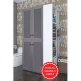 Kenzlife Membran Çamaşır-Kurutma Makinesi Dolabı Kapaklı Foka Gribyz 180*090*60 Mebran Kapak Suntalam Gövde Banyo Arkalıksız
