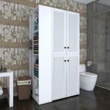 Kenzlife membran çamaşır-kurutma makinesi dolabı kapaklı foka sol byzbyz 180*090*60 mebran kapak MDF gövde banyo arkalık