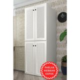 Kenzlife membran çamaşır-kurutma makinesi dolabı kapaklı jelena byzbyz 180*70*60 mebran kapak MDF gövde banyo çift katlı