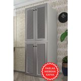 Kenzlife membran çamaşır-kurutma makinesi dolabı kapaklı jelena gribyz 180*70*60 mebran kapak suntalam gövde banyo çift