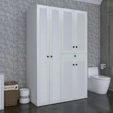 Kenzlife Membran Çamaşır-Kurutma Makinesi Dolabı Şahrur Sol Byzbyz 187*120*60 Çekmeceli Mebran Kapak Mdf Gövde Banyo
