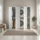Kenzlife membran çamaşır-kurutma makinesi dolabı ve giysi dolabı suyuti sağ byzbyz çerçeve 180*170*60 mebran kapak MDF g