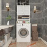 Kenzlife Membran Çamaşır Makinesi Dolabı Hayzum Byzbyz Panjur 180 66 55 Mebran Kapak Suntalam Gövde Beyaz