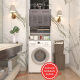 Kenzlife Membran Çamaşır Makinesi Dolabı Hayzum Gribyz Çerçeve 180*66*55 Mebran Kapak Suntalam Gövde