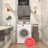 Kenzlife Membran Çamaşır Makinesi Dolabı Hayzum Gribyz Panjur 180*66*55 Mebran Kapak Suntalam Gövde