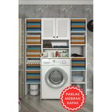 Kenzlife Membran Çamaşır Makinesi Dolabı Hayzummaksduble Byzbyz Panjur 180*66*55 Mebran Kapak Suntalam Gövde