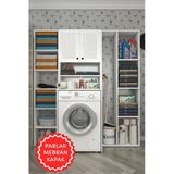 Kenzlife Membran Çamaşır Makinesi Dolabı Hayzummega Byzbyz Panjur 180*156*55 Mebran Kapak Suntalam Gövde