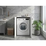 Kenzlife Membran Çamaşır Makinesi Dolabı Kapaklı Tatyana Byzbyz Çerçeve 90*70*60 Mebran Kapak Suntalam Gövde Banyo Ofis Kapaklı Arkalıksız