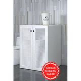 Kenzlife Membran Çamaşır Makinesi Dolabı Kapaklı Tatyana Byzbyz Panjur 90*70*60 Mebran Kapak Suntalam Gövde Banyo Ofis Kapaklı Arkalıksız
