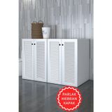 Kenzlife membran çamaşır&kurutma&bulaşık makinesi dolabı tatyanakare byzbyz 90*140*60 mebran kapak MDF gövde kapaklı ark