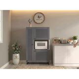 Kenzlife Membran Mini Fırın Dolabı Alpkuntsol Gribyz Panjur 148*90*30 Mebran Kapak Mdf Gövde