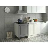 Kenzlife Membran Ocak Dolabı Kamuran Gribyz Çerçeve 85*60*56 Mebran Kapak Mdf Gövde Arkalıksız