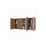 Kenzlife Merlanda Ceviz 60x120x32 VM Mutfak ve Banyo Dolabı