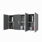 Kenzlife Merlanda Gri 60x120x32 cm Mutfak ve Banyo Dolabı