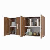 Kenzlife Merta Ceviz 60x120x32 CM Mutfak ve Banyo Dolabı