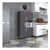 Kenzlife mini fırın dolabı alpkuntsağ gri 148*90*30 ayaklı mikroalga midi fırın mutfak