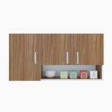 Kenzlife Mirandus Ceviz 60x120x22 cm Mutfak ve Banyo Dolabı
