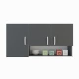 Kenzlife Mirandus Gri 60x120x32 cm Mutfak ve Banyo Dolabı