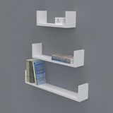 Kenzlife Müjgan 012*060-045-030*20 Byz Duvar Rafı Kitaplık