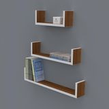Kenzlife Müjgan 012*060-045-030*20 Cvz Duvar Rafı Kitaplık