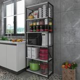 Kenzlife Mutfak Banyo Dolabı ADATEPE180 Byzsyh 180*70*30 6 Raflı Ofis Kiler Kitaplık - Beyaz