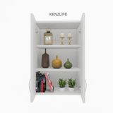 Kenzlife Mutfak Dolabı İdil 060X040x32 Byz 2 Raflı Kapaklı Ofis Banyo Kiler Evrak Kitaplık