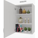 Kenzlife mutfak dolabı irem 060.060.32 byz 2 raflı kapaklı ofis banyo kiler evrak kitaplık - Beyaz