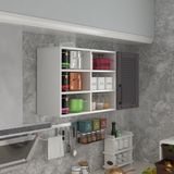 Kenzlife Nane 90 Gri Mod 2 90x120x32 Mebran Kapak Suntalam Gövde Hazır Mutfak Dolabı