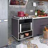 Kenzlife Nermin 85x70x60 Xlarge Hazır Mutfak Klasik Setüstü Ocak İçin Sabit Tabla Mutfak Dolabı