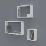 Kenzlife Neslişah 030*060*20*3 Byz Duvar Rafı Kitaplık