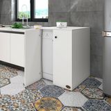 Kenzlife Nurten 90x70x60 Beyaz Kapaklı Mutfak Dolabı