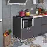 Kenzlife ocak dolabı bade gri 85*60*57 mutfak modül mini fırın ankastre ocak için - Yeşil - Akağaç