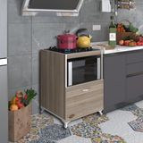 Kenzlife ocak dolabı demi crd 85*60*57 mutfak modül mini fırın ankastre ocak için - Kapaklı - Ceviz - Beyaz