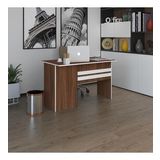Kenzlife Ofis Masasi Kamikaze Cvz Sag 75*150*80 Rafli Dolap Seritli Bilgisayar Calisma Masasi