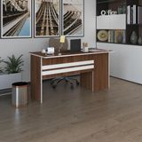 Kenzlife Ofis Masasi Kamikaze Cvz Sol 75*170*60 Rafli Dolap Seritli Bilgisayar Calisma Masasi