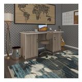Kenzlife Ofis Masasi Masi Oka Crd 75*160*60 Kilitli Kapakli Dolap Ciftli Bilgisayar Calisma Masasi
