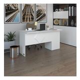 Kenzlife Ofis Masasi Yoko Ono Byz Sol 75*110*60 Rafli Dolap Eskenar Bilgisayar Calisma Masasi