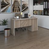 Kenzlife Ofis Masasi Yoko Ono Crd Sol 75*140*60 Rafli Dolap Eskenar Bilgisayar Calisma Masasi